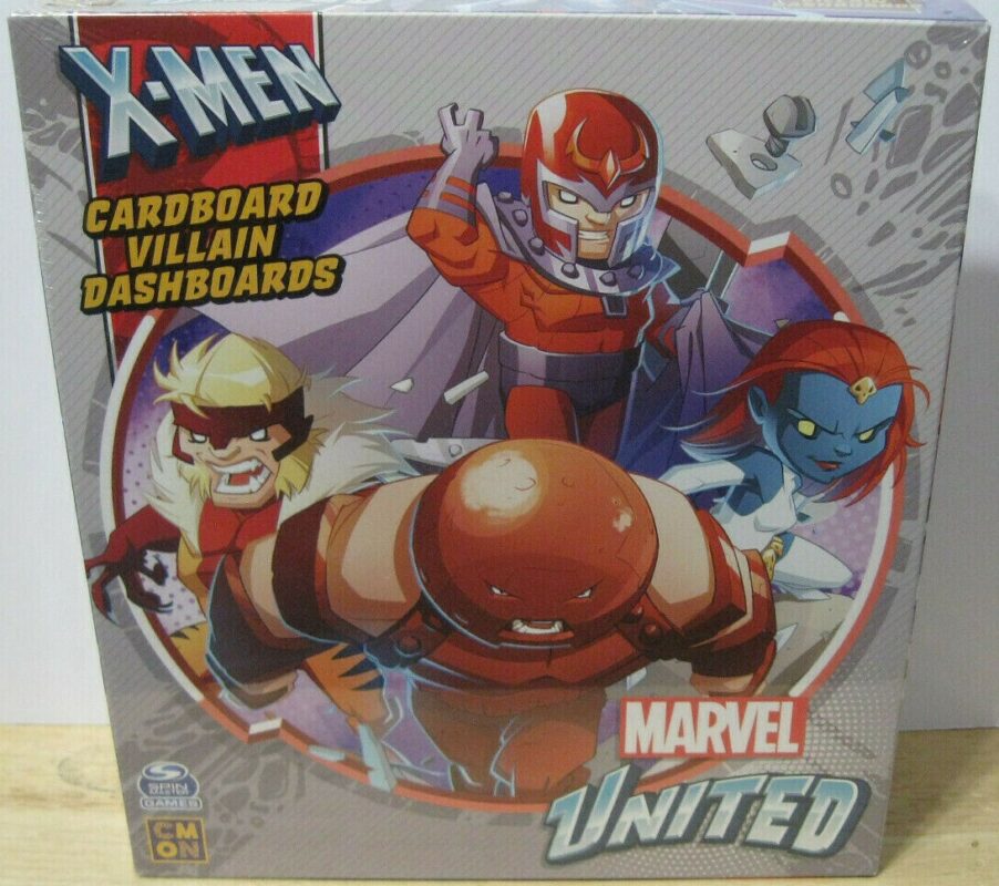 Marvel United X Men Cardboard Villain Dashboards Amazing Stories